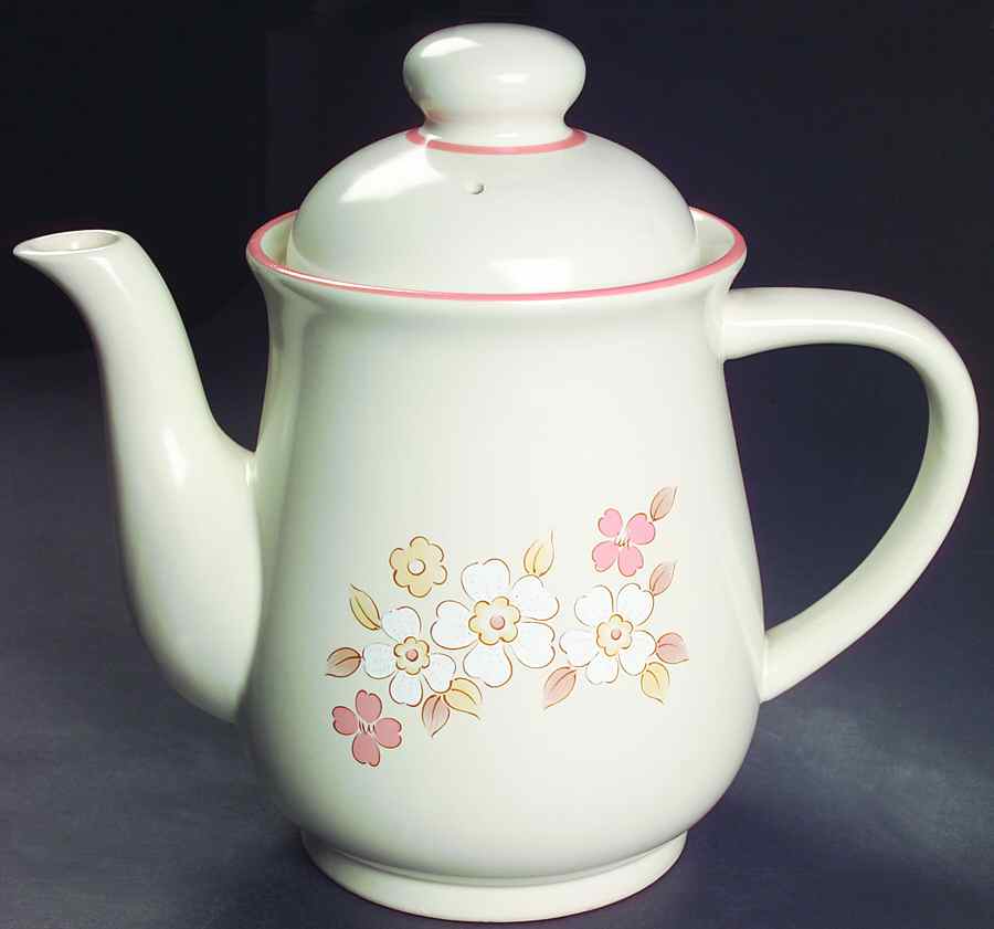 Fleur De Bois Peach Coffee Pot & Lid by Hearthside-1