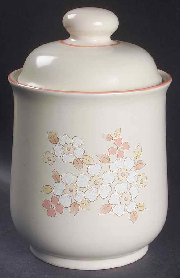 Fleur De Bois Peach Extra Large Canister & Lid by Hearthside-1