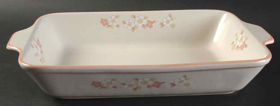 Fleur De Bois Peach 15" Rectangular Baker by Hearthside-1