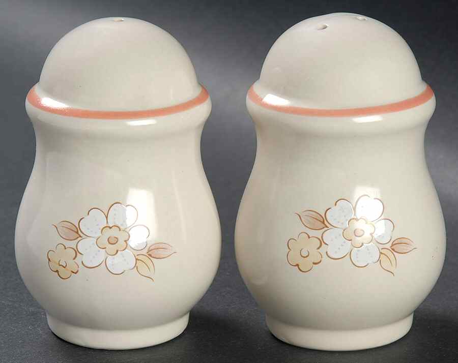 Fleur De Bois Peach Salt & Pepper Set by Hearthside-1