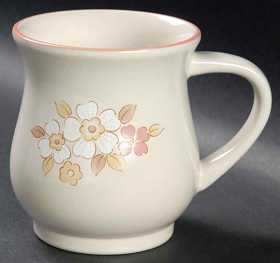Fleur De Bois Peach Mug by Hearthside-1