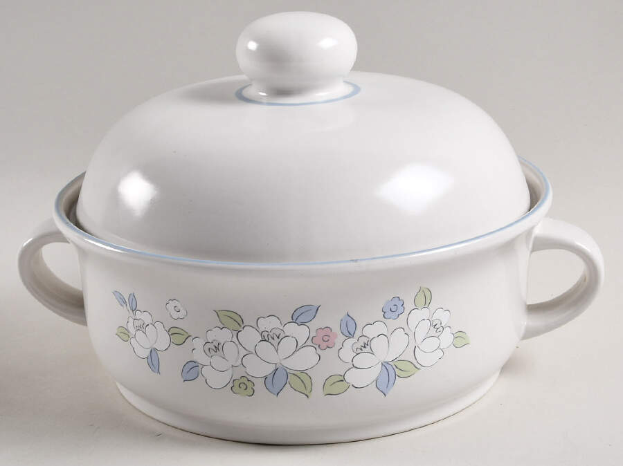 Fleur De Lune Round Covered Vegetable by Hearthside-1