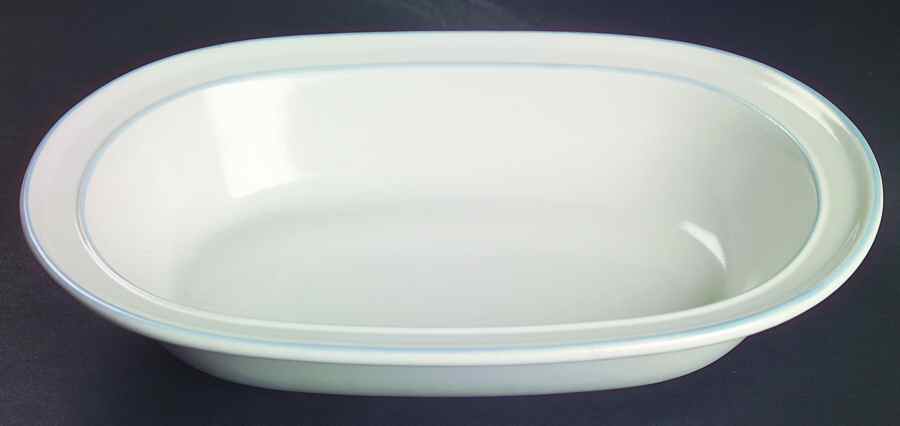 Fleur De Lune 10" Oval Vegetable Bowl by Hearthside-1