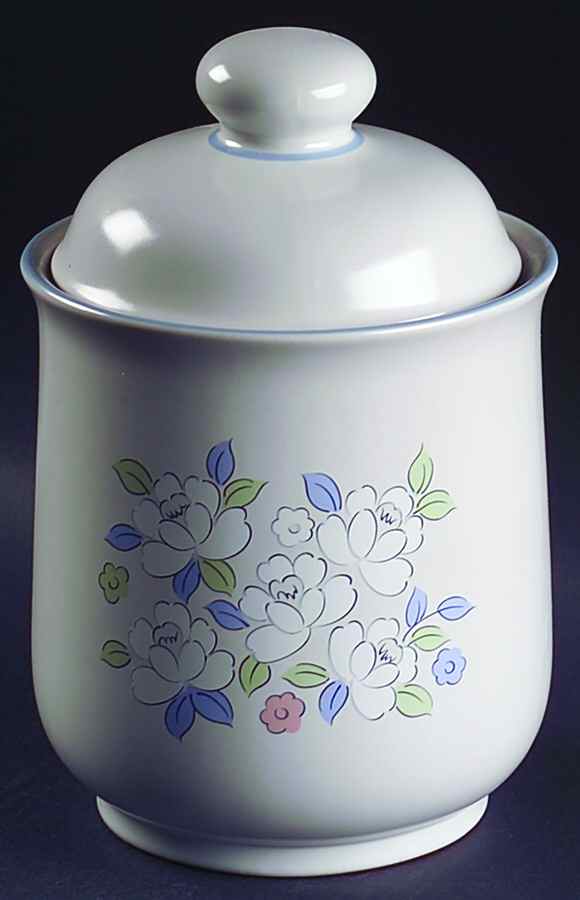 Fleur De Lune Large Canister & Lid by Hearthside-1
