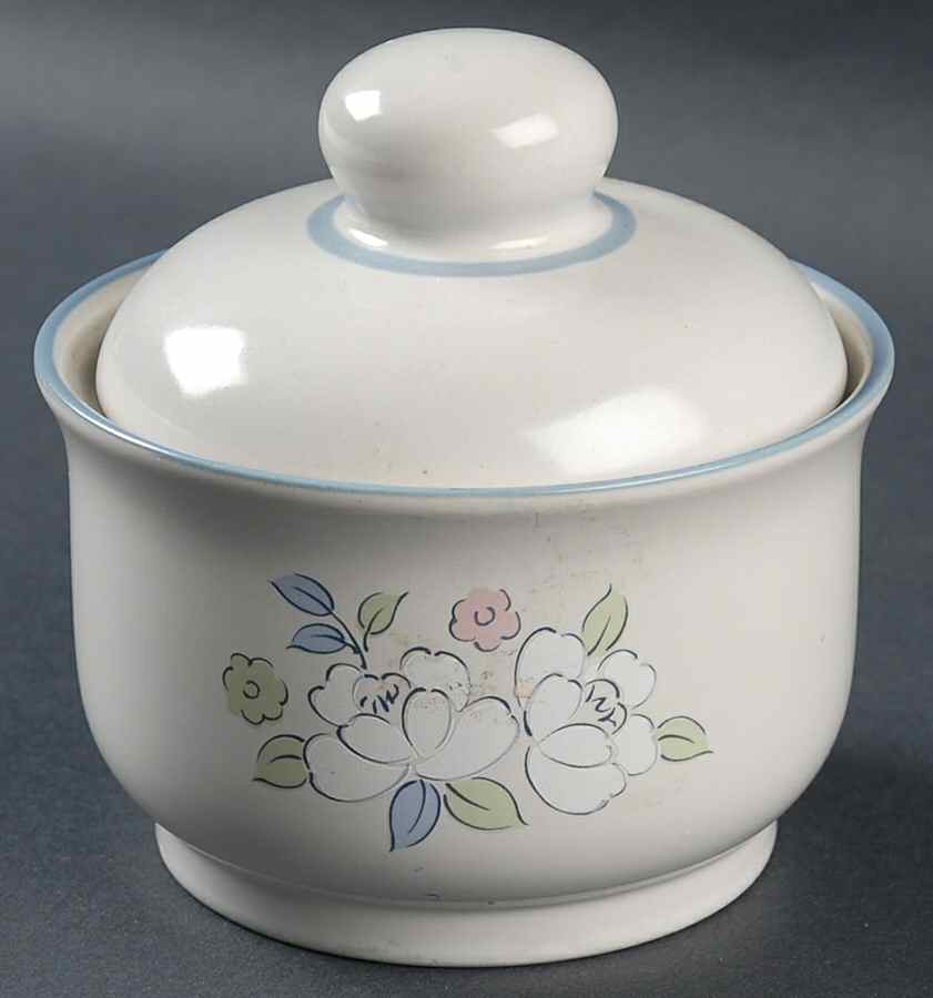 Fleur De Lune Sugar Bowl & Lid by Hearthside-1
