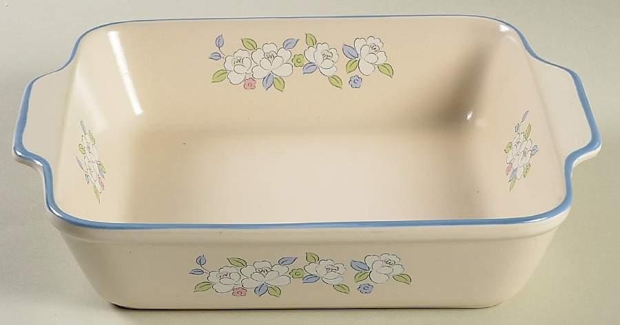 Fleur De Lune 9" Square Baker by Hearthside-1