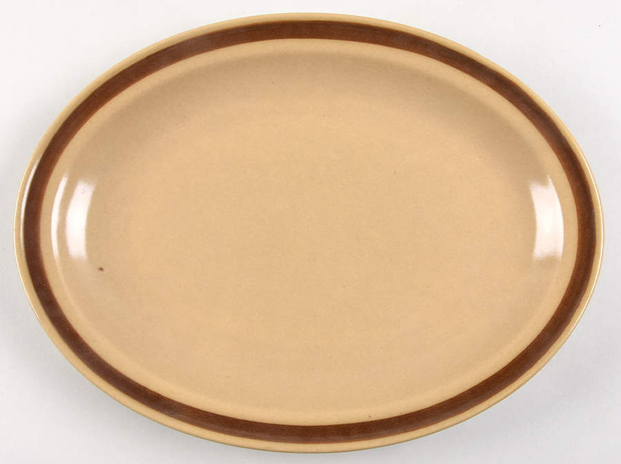 Fleur De Lis 12" Oval Serving Platter by Hearthside-1