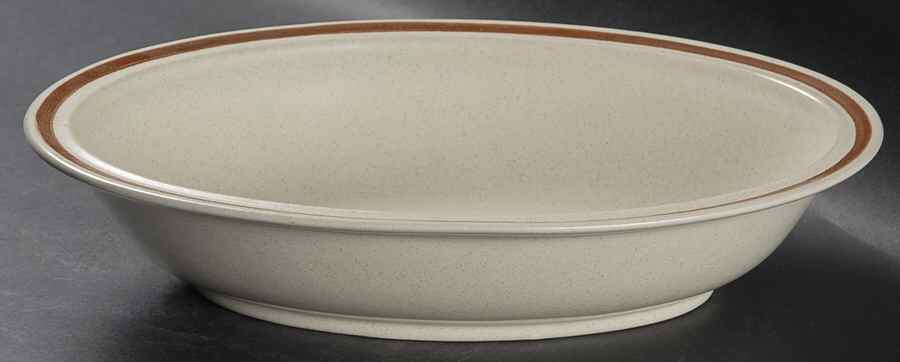 Foliage Time 10" Oval Vegetable Bowl by Hearthside-1