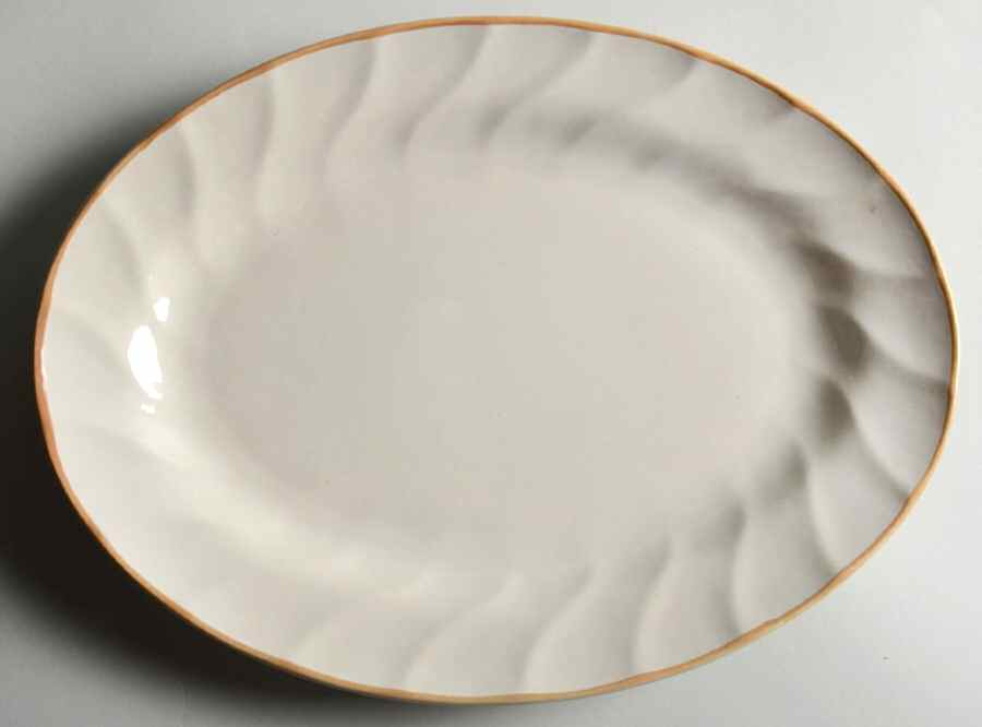 Gaiety 12" Oval Serving Platter by Hearthside-1