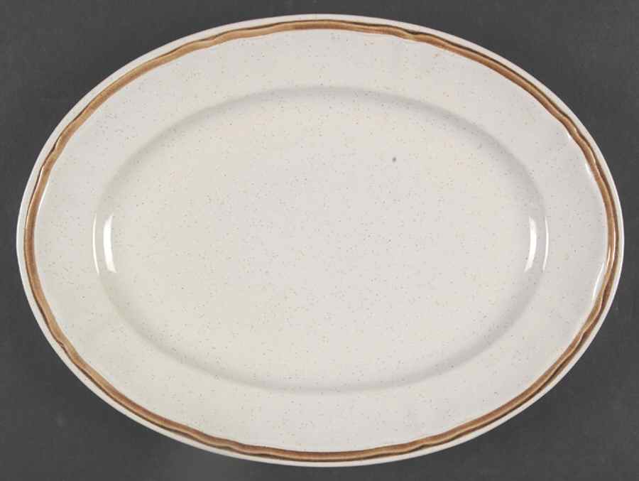 Heritage 12" Oval Serving Platter by Hearthside-1