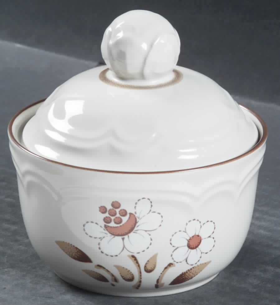 Mayblossom Brown Sugar Bowl & Lid by Hearthside-1