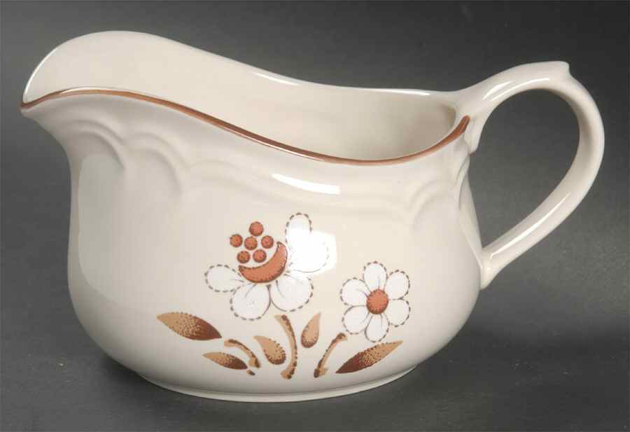 Mayblossom Brown Gravy Boat by Hearthside-1