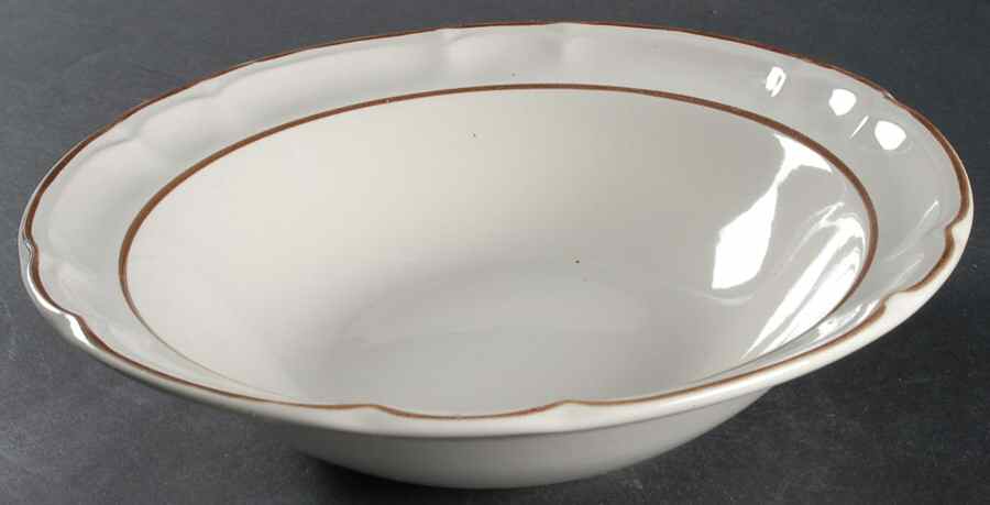 Mayblossom Brown 9" Round Vegetable Bowl by Hearthside-1