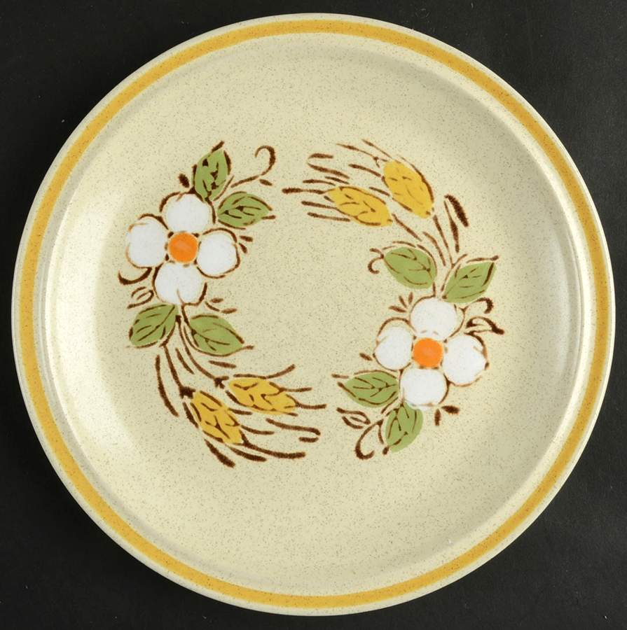 Prairie Flowers Salad Plate by Hearthside-1