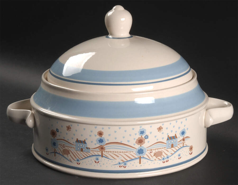 Primitif Round Covered Vegetable by Hearthside-1