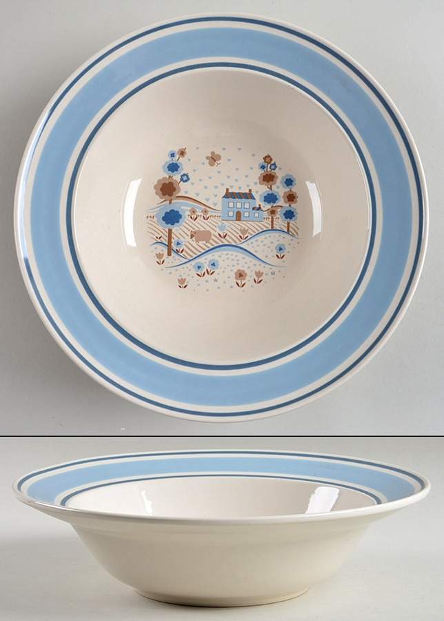 Primitif 9" Round Vegetable Bowl by Hearthside-1