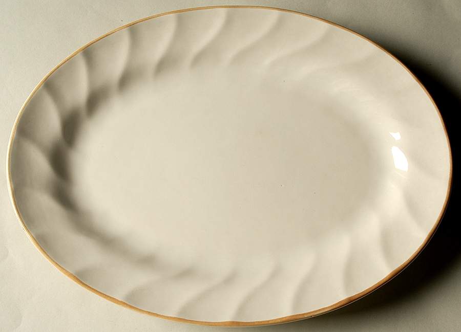 Simplicity 13" Oval Serving Platter by Hearthside-1