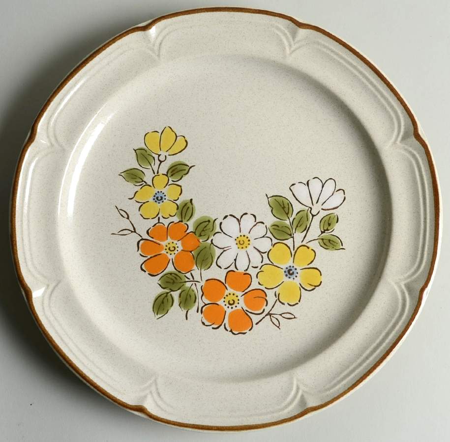 Spring Garden Dinner Plate by Hearthside-1