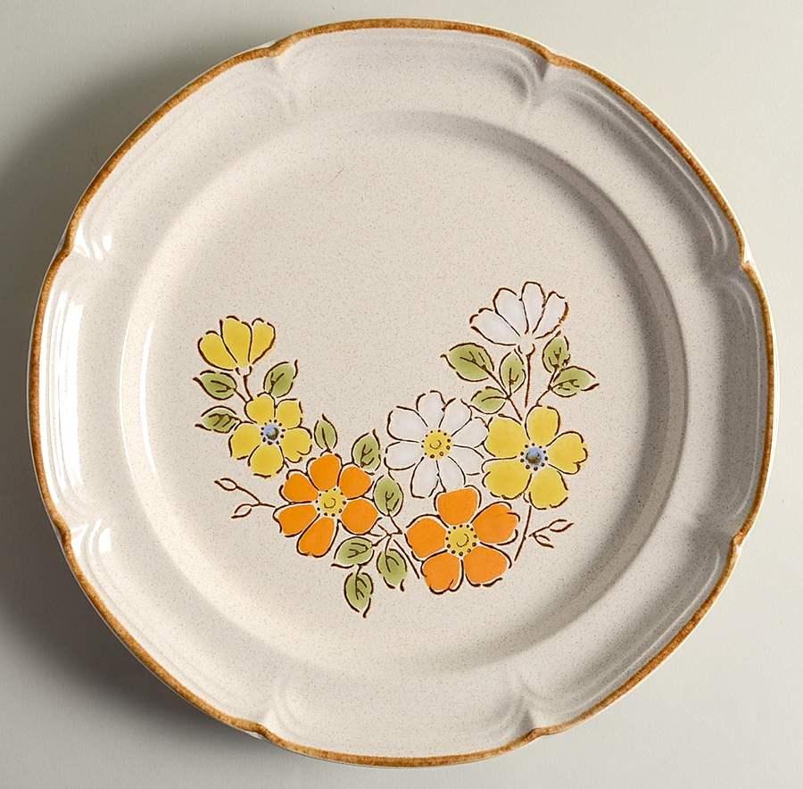 Spring Garden 12" Chop Plate (Round Platter) by Hearthside-1