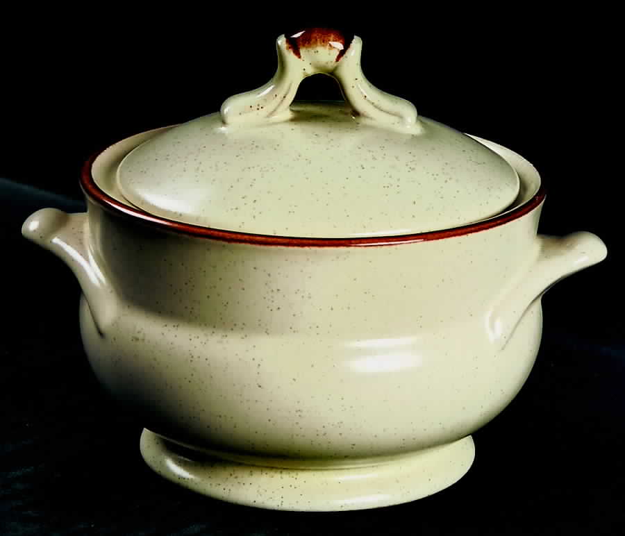 Springtime Sugar Bowl & Lid by Hearthside-1
