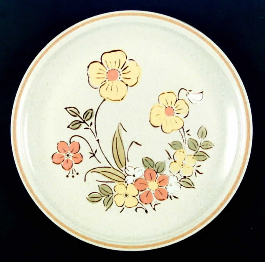 Sunshine Flowers Dinner Plate by Hearthside-1