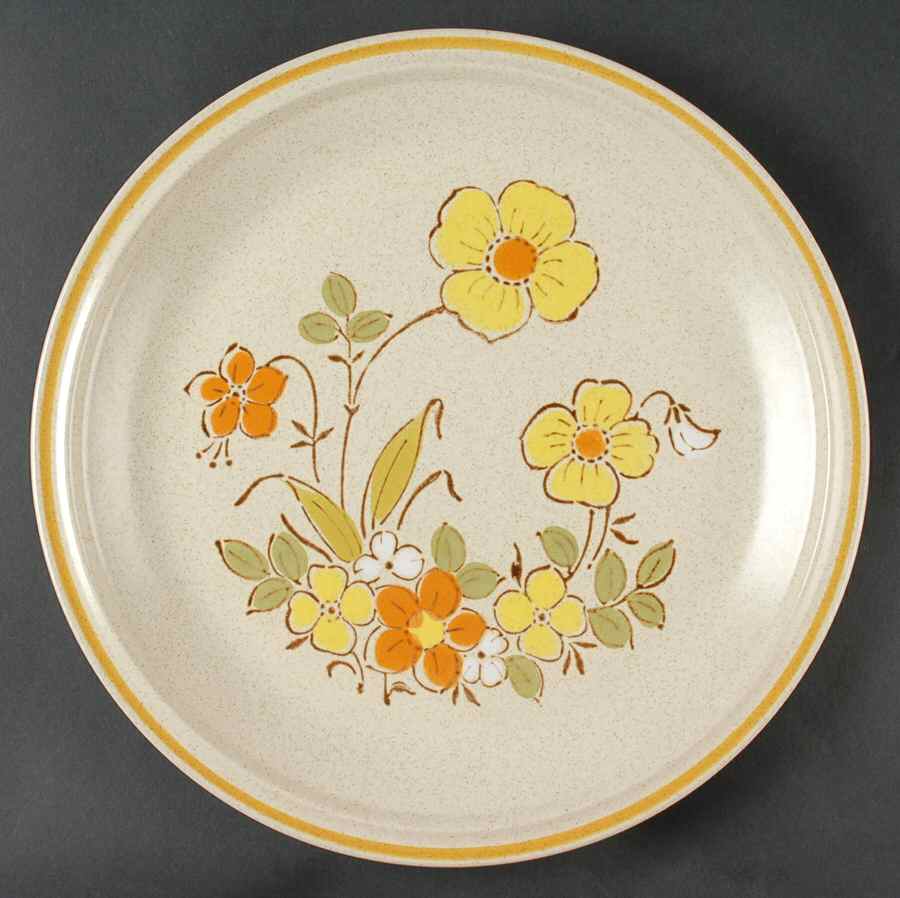 Sunshine Flowers 12" Chop Plate (Round Platter) by Hearthside-1