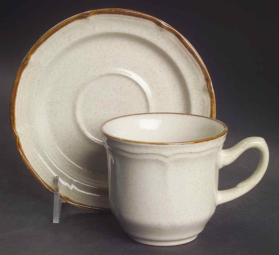 Summer Sun Flat Cup & Saucer Set by Hearthside-1