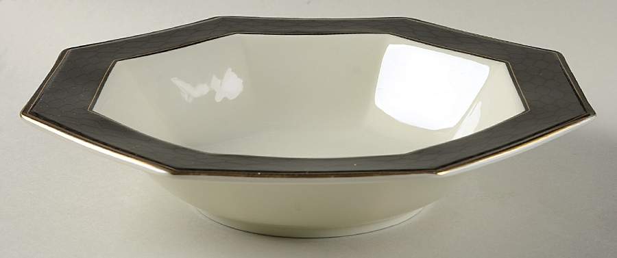 Black Tortoise 9" Round Vegetable Bowl by Daniel Hechter-1