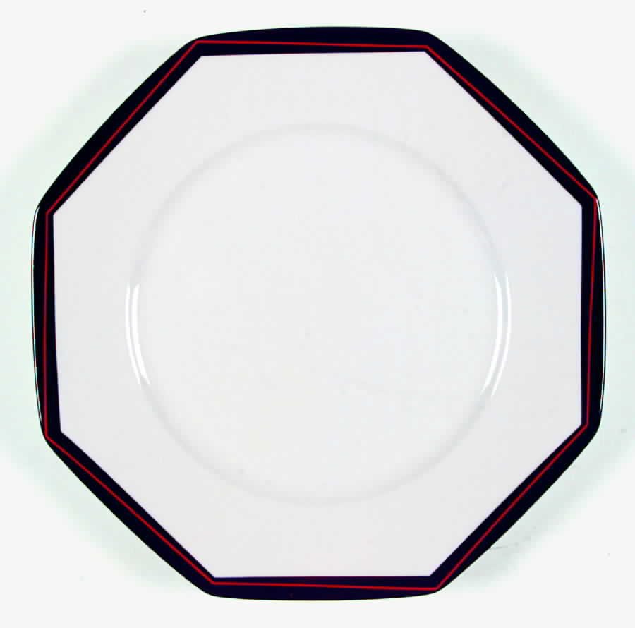French Quarter Red Dinner Plate by Daniel Hechter-1