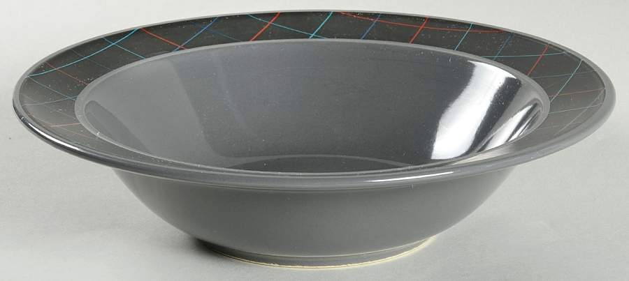 Graphics Gray 9" Round Vegetable Bowl by Daniel Hechter-1