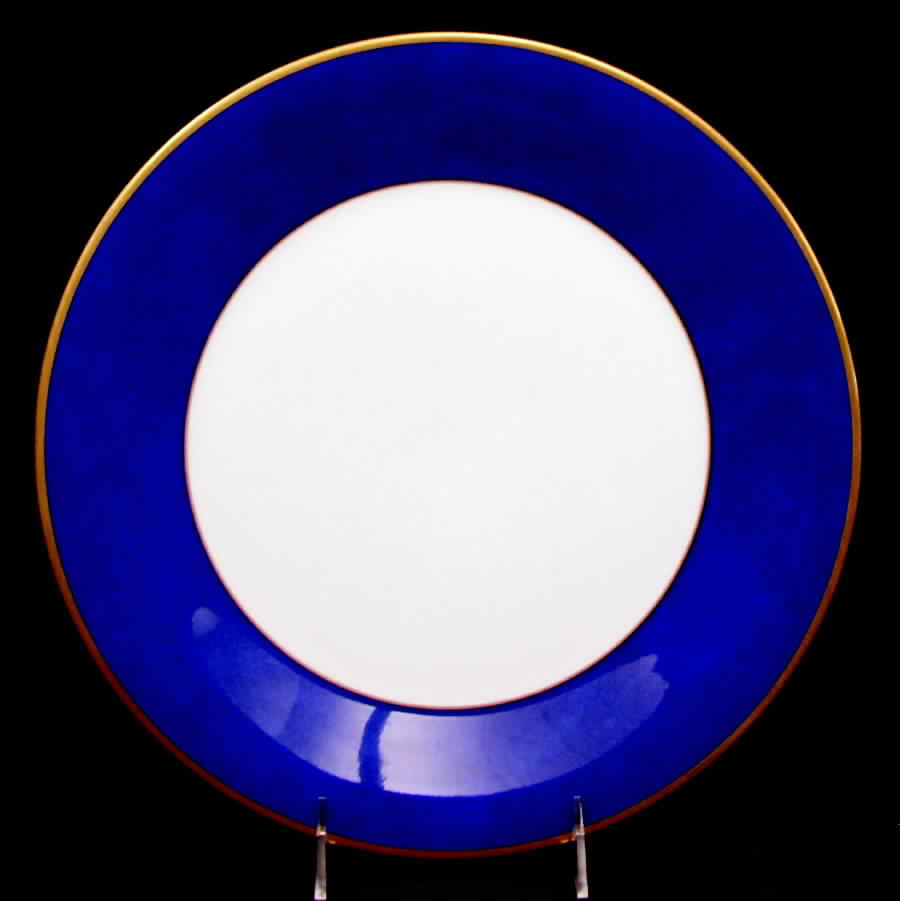 Lapis Blue 12" Chop Plate (Round Platter) by Daniel Hechter-1