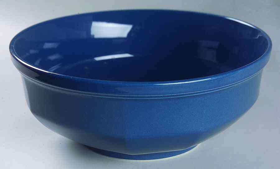 Options in Dining Dark Blue (#FN550) 8" Round Vegetable Bowl by Daniel Hechter-1