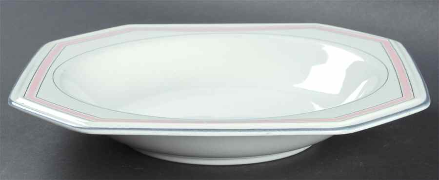 Peach Pleasure Rim Soup Bowl by Daniel Hechter-1