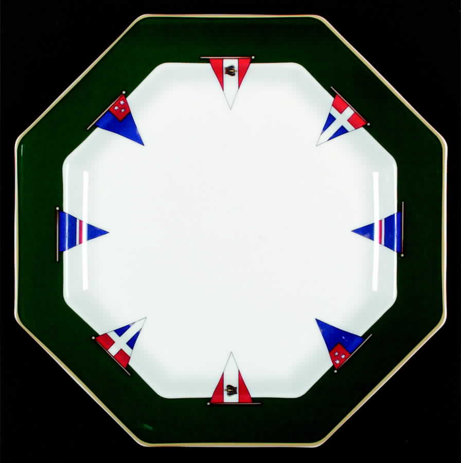 Signals Blue (Navy) Dinner Plate by Daniel Hechter-1