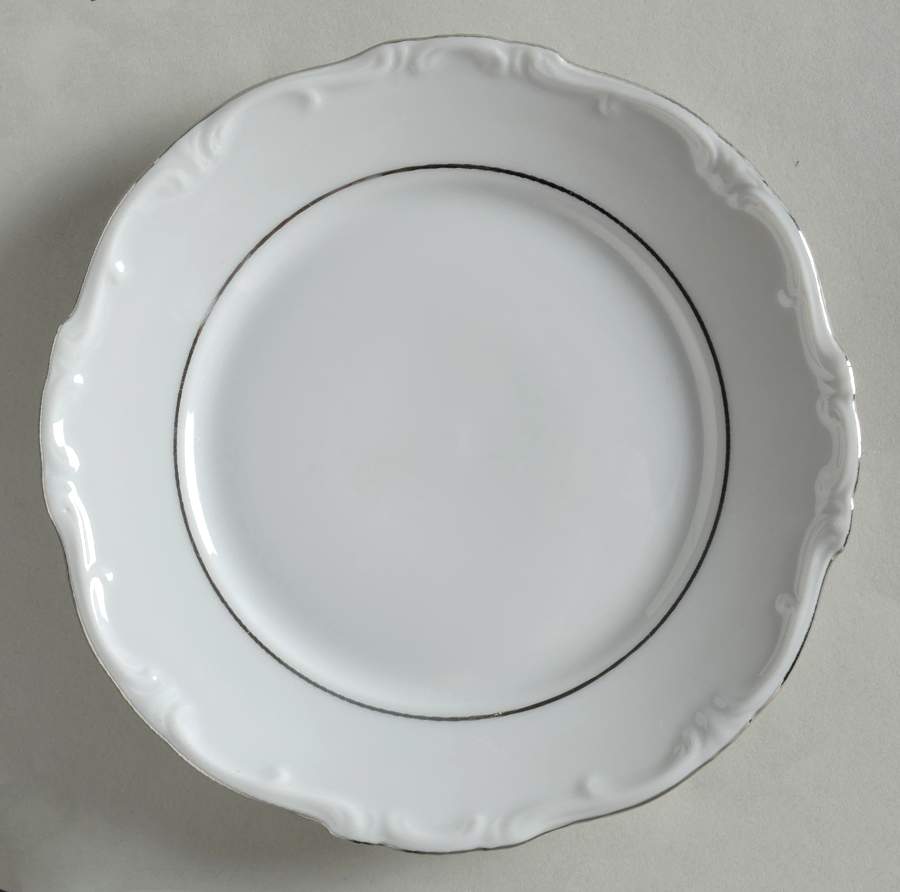 Empire Platin Bread & Butter Plate by Hertel Jacob-1