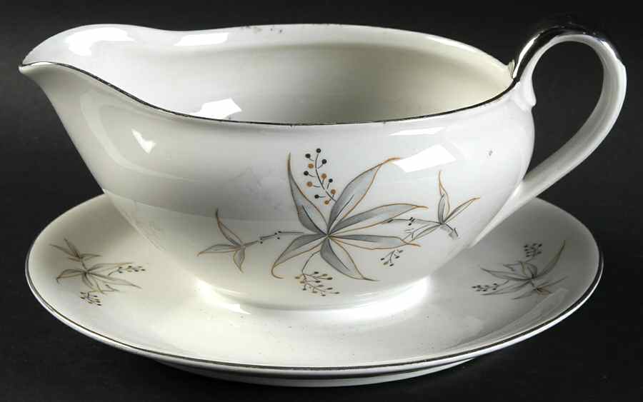 HEJ14 Gravy Boat with Attached Underplate by Hertel Jacob-1