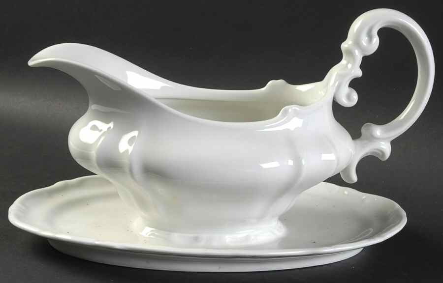 HEJ20 Gravy Boat with Attached Underplate by Hertel Jacob-1