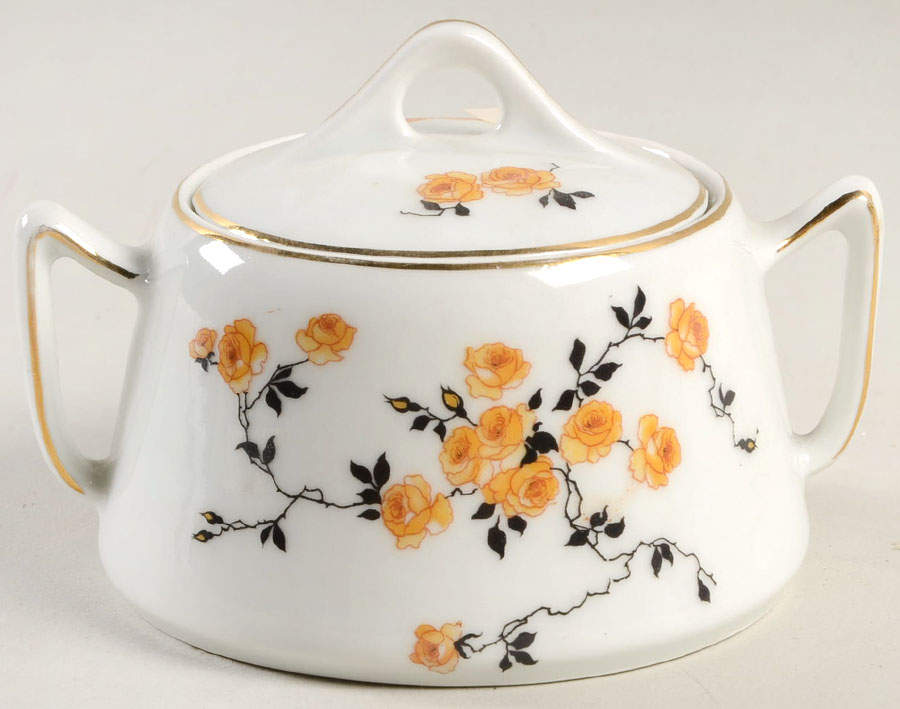 HEJ3 Sugar Bowl & Lid by Hertel Jacob-1