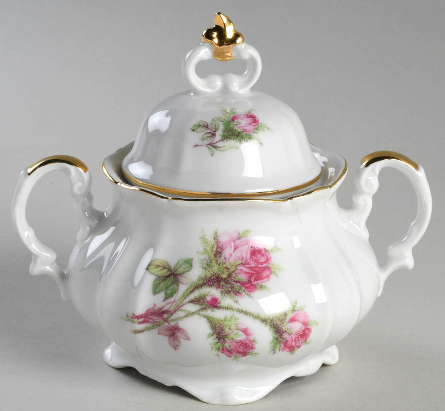 HEJ7 Sugar Bowl & Lid by Hertel Jacob-1