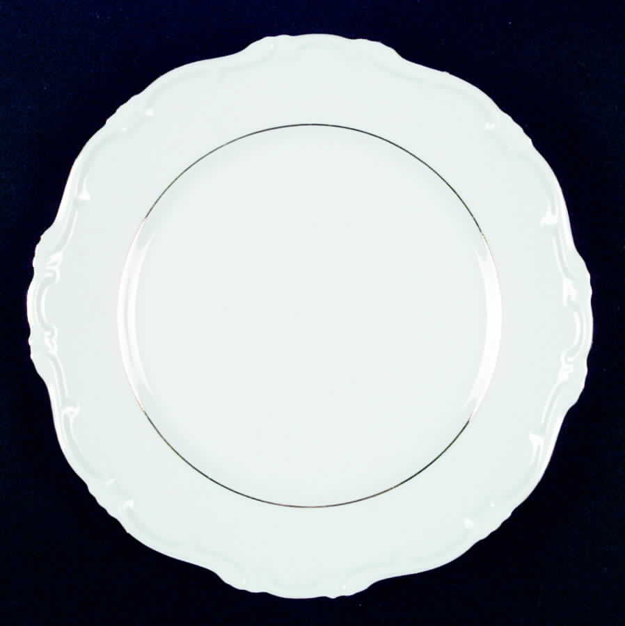 Margaret (Gold Trim) Dinner Plate by Hertel Jacob-1