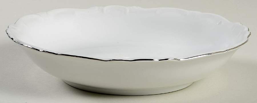 Margaret (Platinum Trim) Coupe Soup Bowl by Hertel Jacob-1