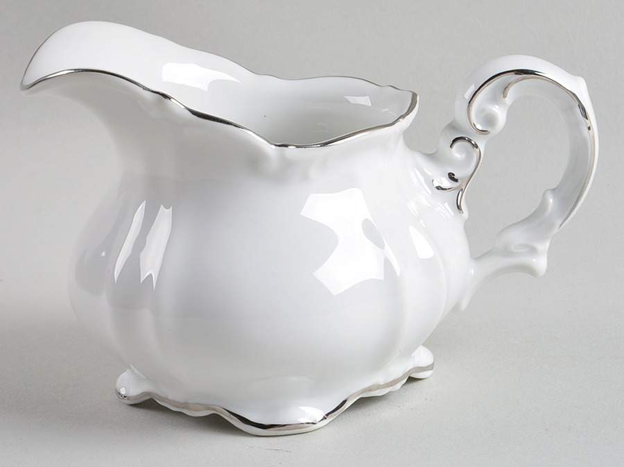 Margaret (Platinum Trim) Creamer by Hertel Jacob-1