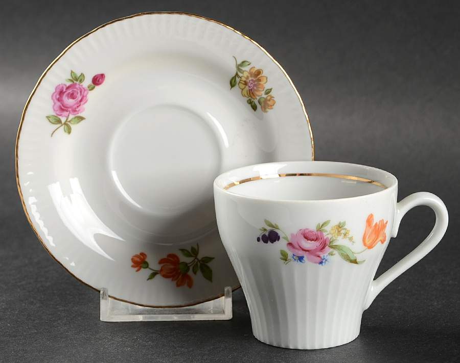 HEP1 Flat Demitasse Cup & Saucer Set by Graf Von Henneberg-1