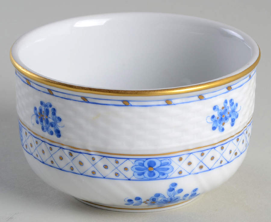 Blue Garden (Wb) Sugar Bowl No Lid by Herend-1