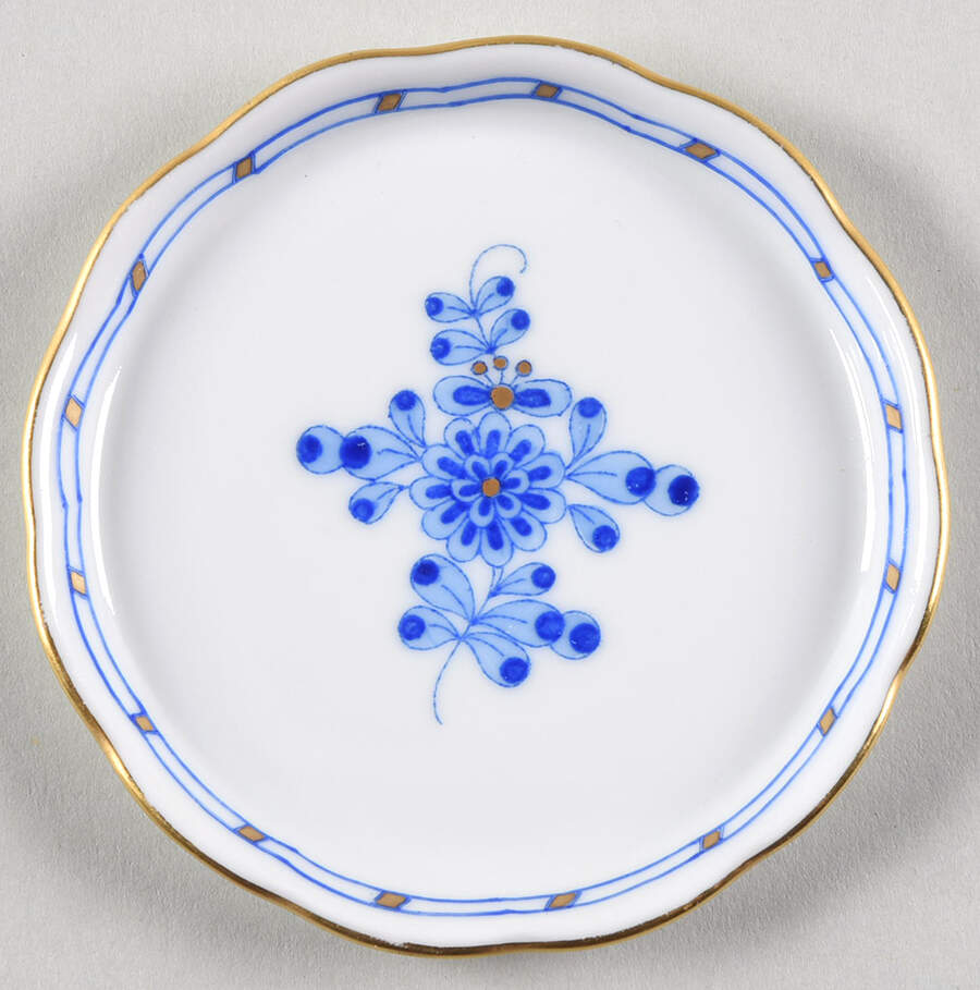 Blue Garden (Wb) Coaster by Herend-1