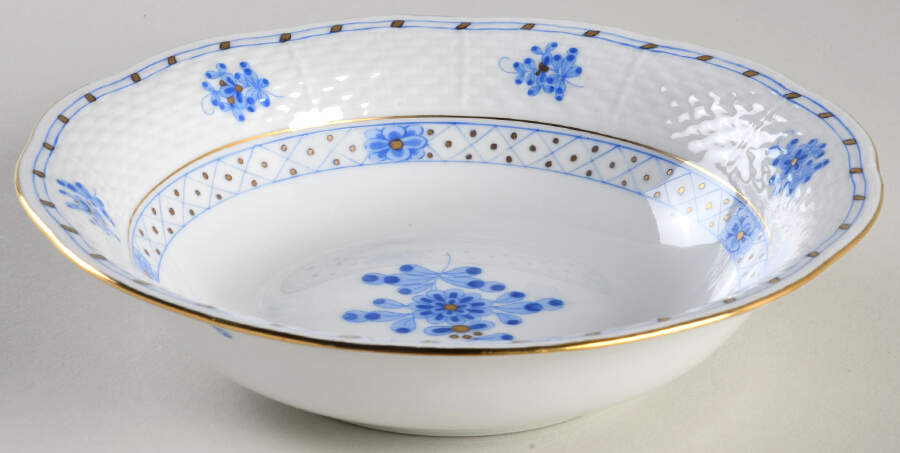 Blue Garden (Wb) Coupe Cereal Bowl by Herend-1
