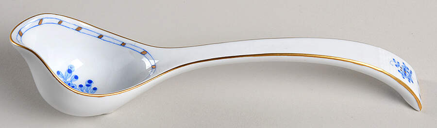 Blue Garden (Wb) Tureen Ladle by Herend-1