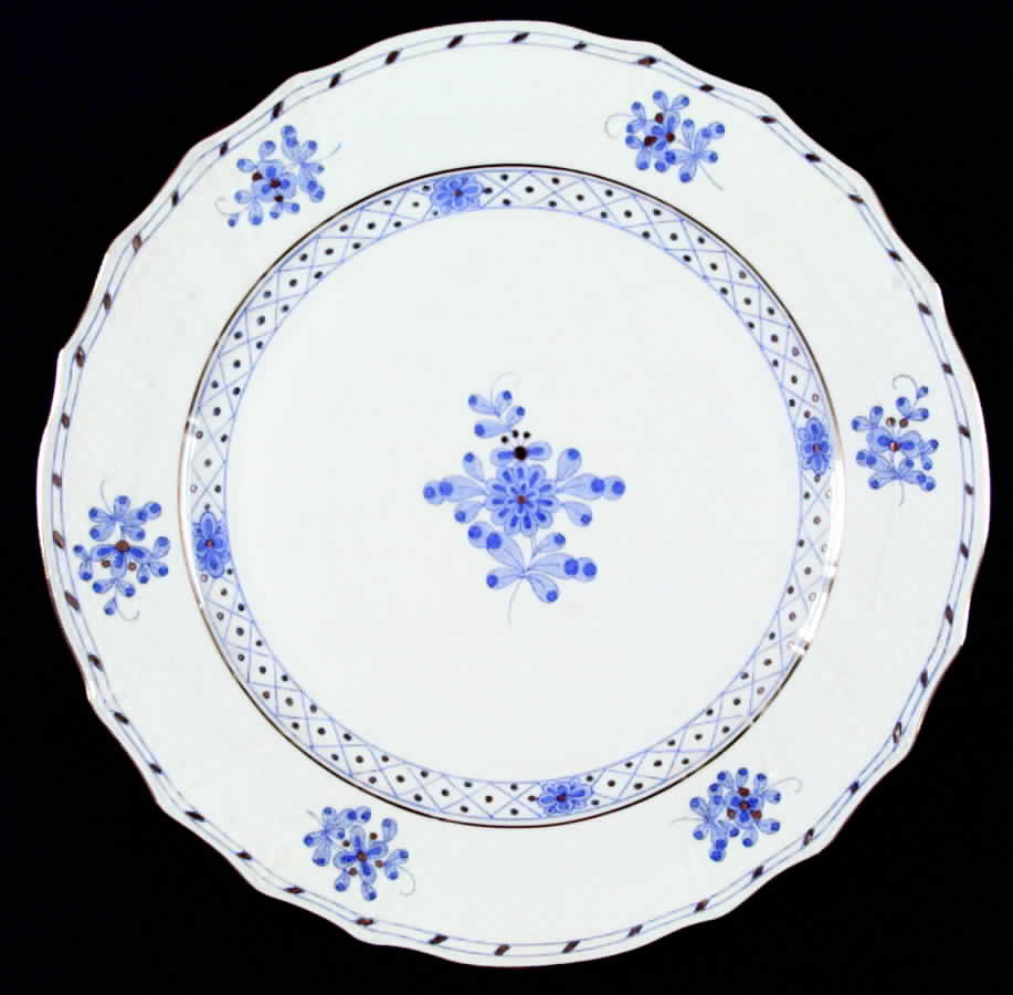Blue Garden (Wb) Dinner Plate by Herend-1