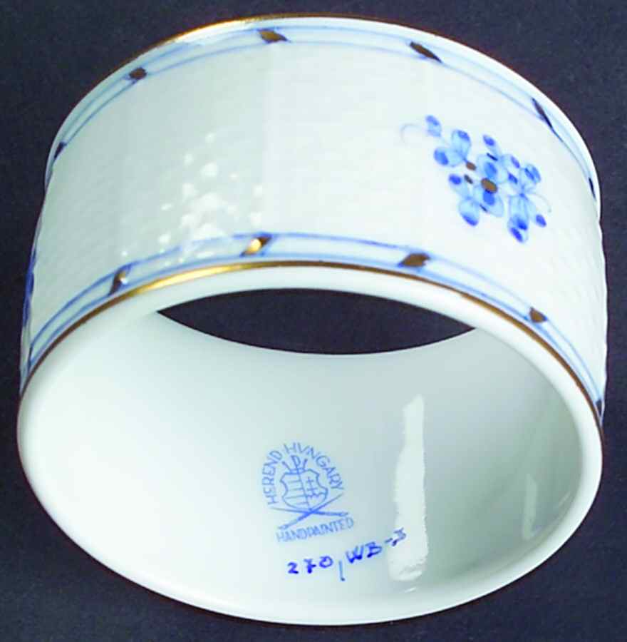 Blue Garden (Wb) Napkin Ring by Herend-1