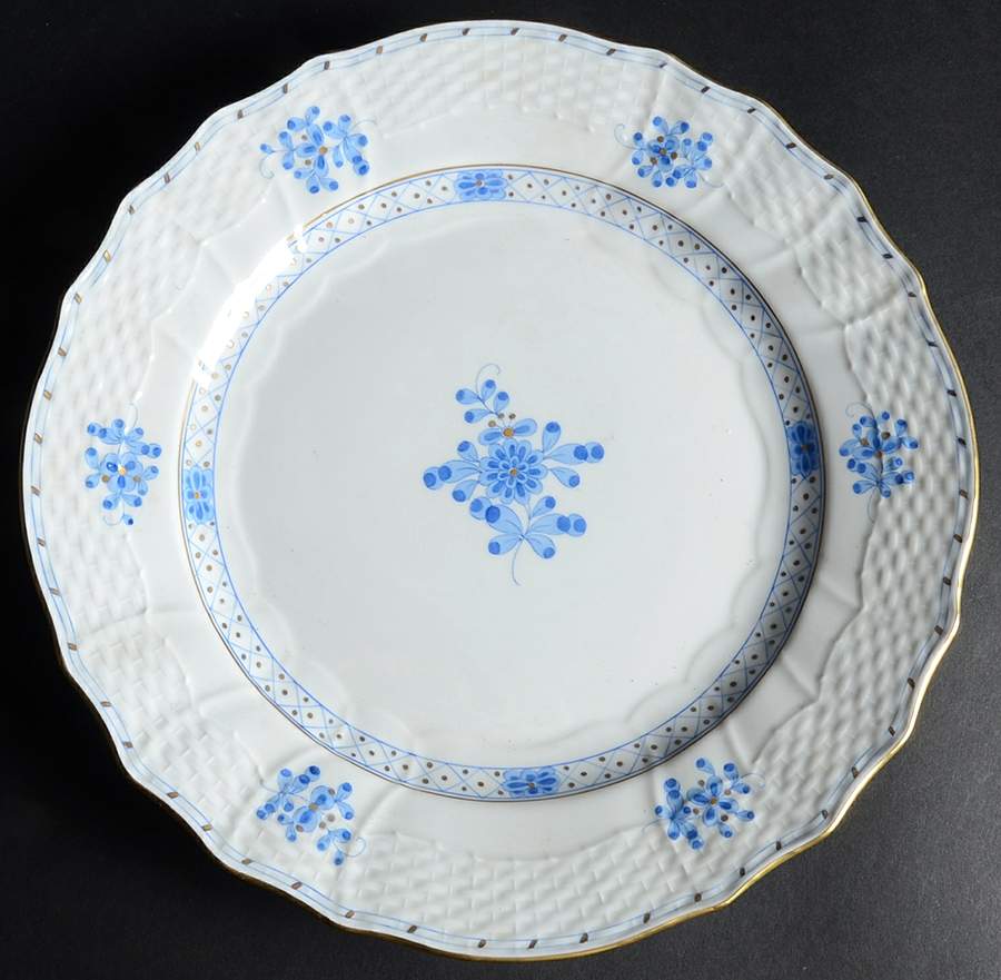 Blue Garden (Wb) Service Plate (Charger) by Herend-1